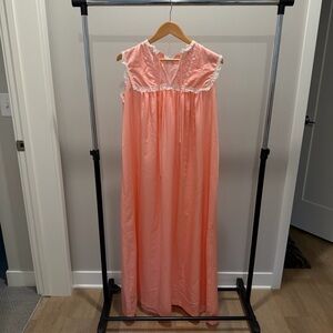 Vintage Eve Stillman Original- Pink Lace Nightgown